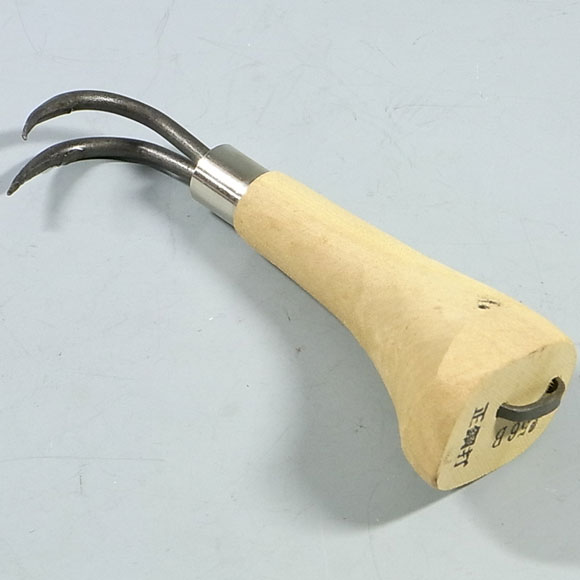 Garfio para Trasplantar 160mm de dos puntas de Acero - KANESHIN No.56B