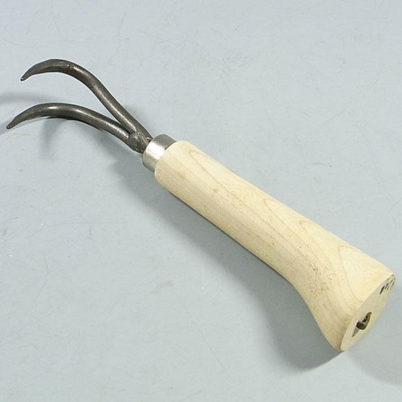 Garfio para Trasplantar 210mm de dos puntas de Acero - KANESHIN No.57
