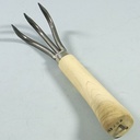 Garfio para Trasplantar 210mm de tres puntas de Acero - KANESHIN No.57B