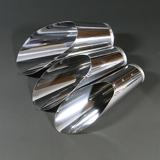 Palitas de Acero Inoxidable Set X3