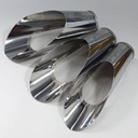 Palitas de Acero Inoxidable con Tejido Set X3